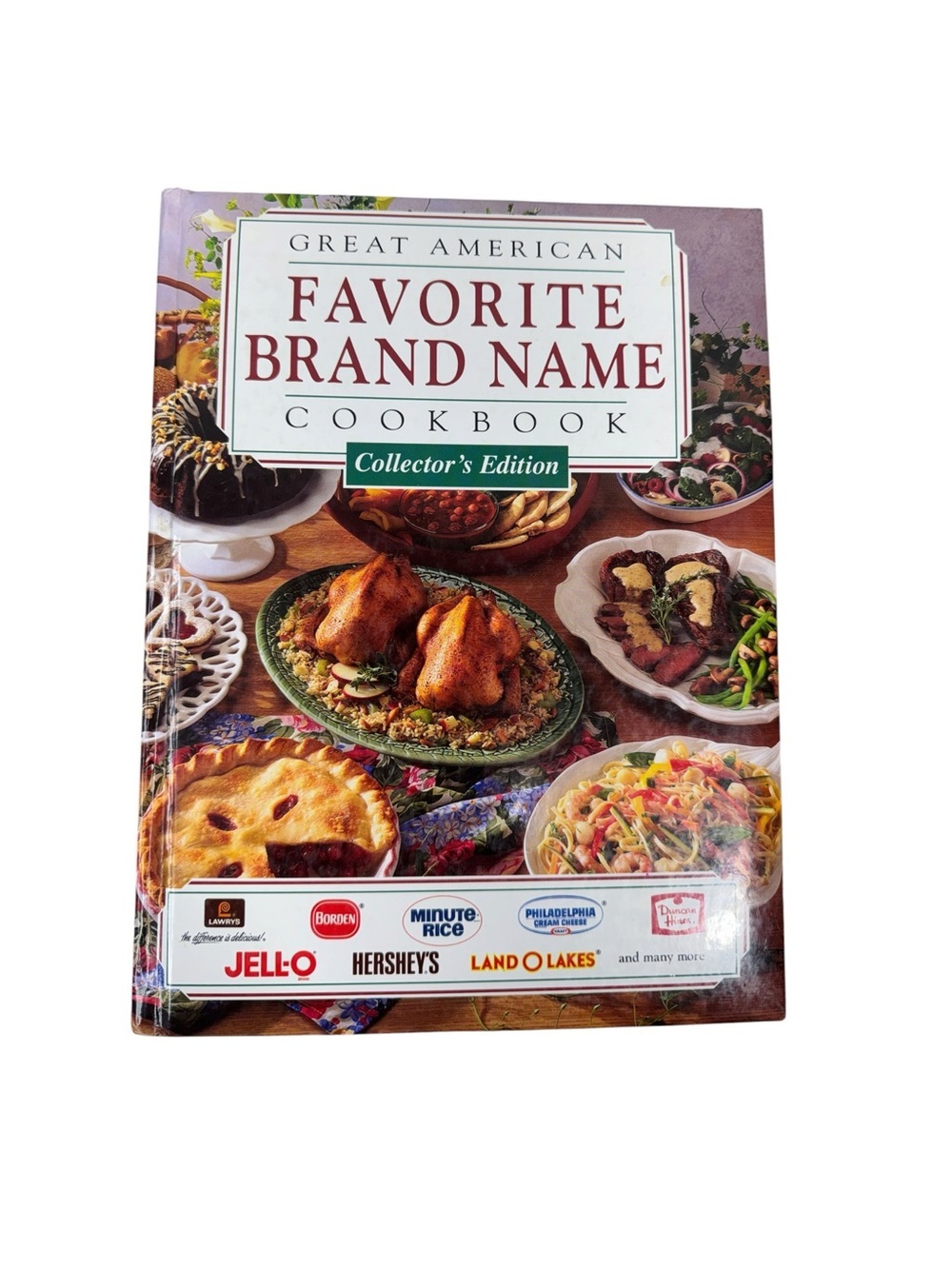 Vintage 90s Great American Favorite Brand Name Cookbook Hardcover